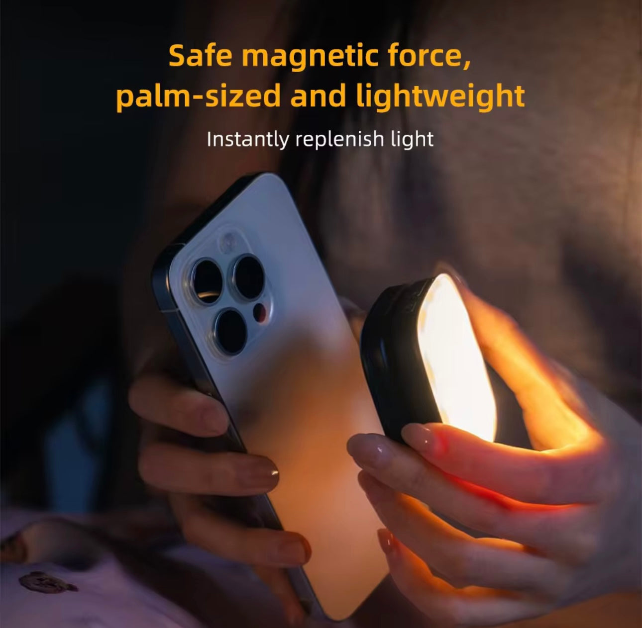Illuminate Your Beauty with the F-662 Magnetic Suction LED Selfie Mirror - Perfect for Stunning Photos and Videos!