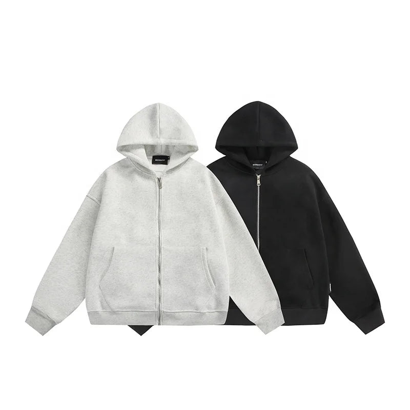 Elevate Your Style with Our High-Quality Oversized Zippered Hoodie for Men - Perfect for Casual Everyday Wear!