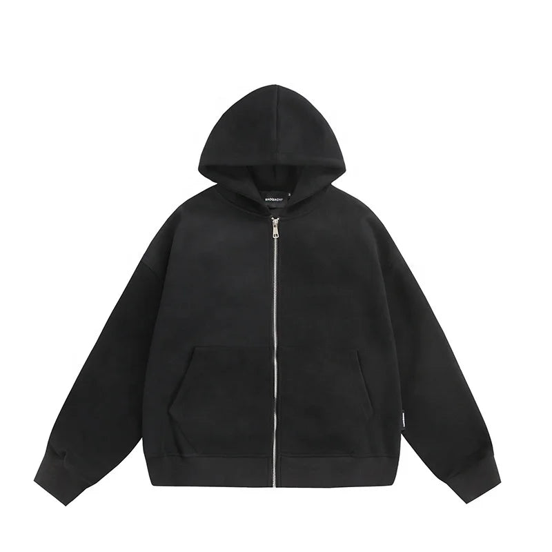 Elevate Your Style with Our High-Quality Oversized Zippered Hoodie for Men - Perfect for Casual Everyday Wear!