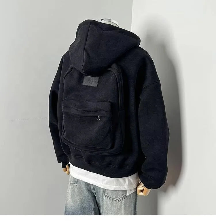 Elevate Your Style with Our High-Quality Oversized Zippered Hoodie for Men - Perfect for Casual Everyday Wear!