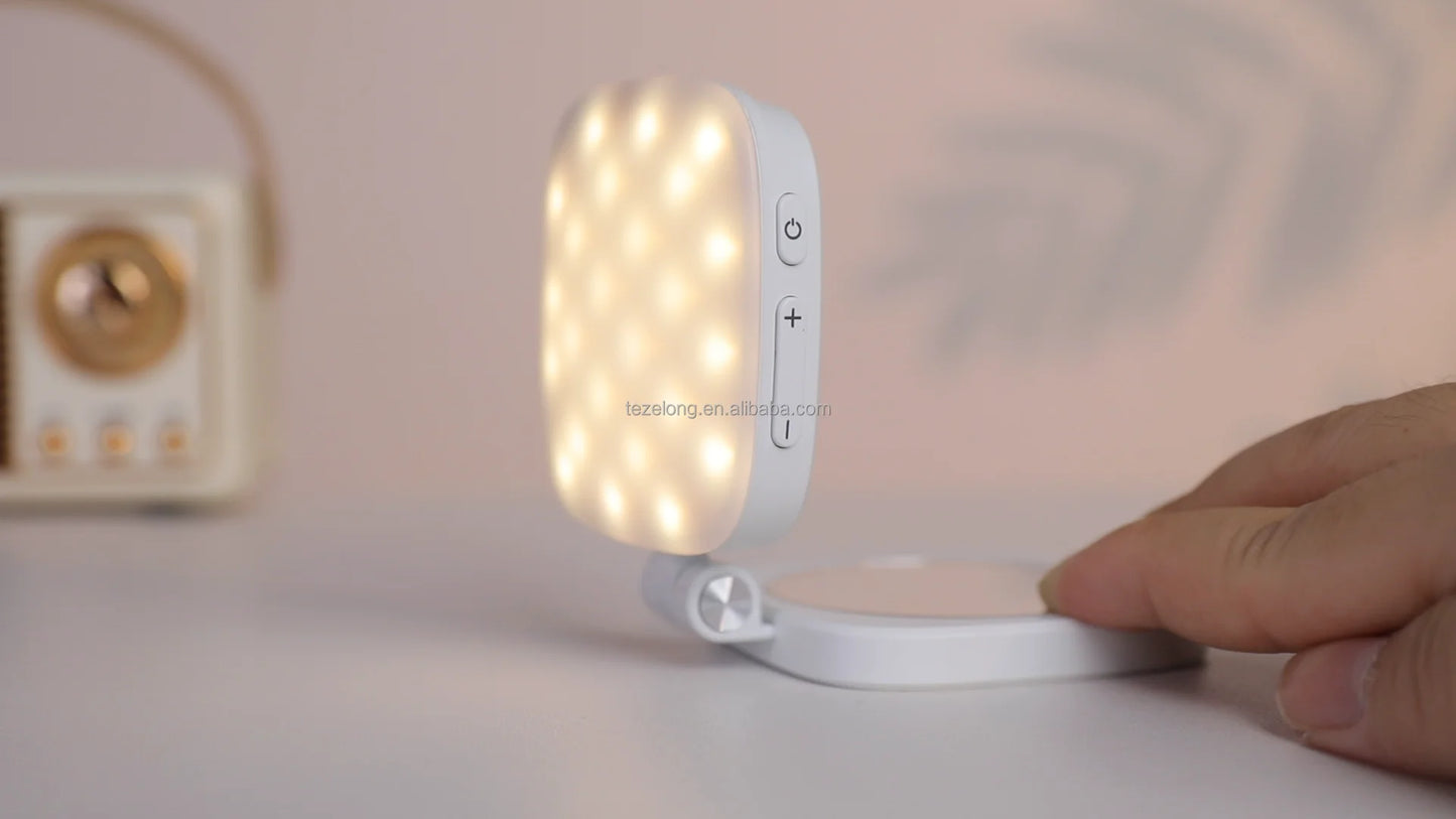 Illuminate Your Beauty with the F-662 Magnetic Suction LED Selfie Mirror - Perfect for Stunning Photos and Videos!