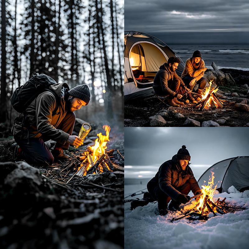 SKYFIRE 1097 Rechargeable LED Tactical Flashlight – Ultra-Bright, Zoom Focus, 4 Light Modes, Waterproof Design for Camping, Emergency, and Outdoor Use