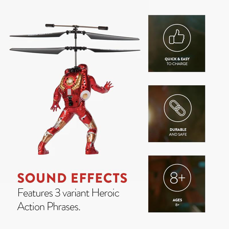 Soar to New Heights with the MARVEL Officially Licensed Avengers Remote Control Helicopter - Fly Like Iron Man, Captain America, and More!