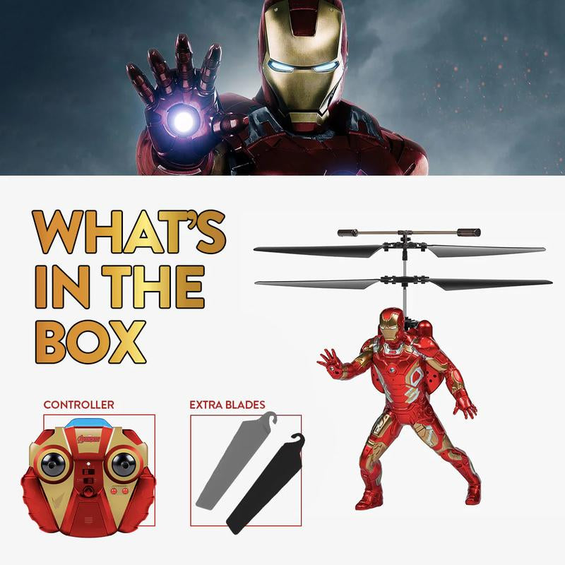 Soar to New Heights with the MARVEL Officially Licensed Avengers Remote Control Helicopter - Fly Like Iron Man, Captain America, and More!