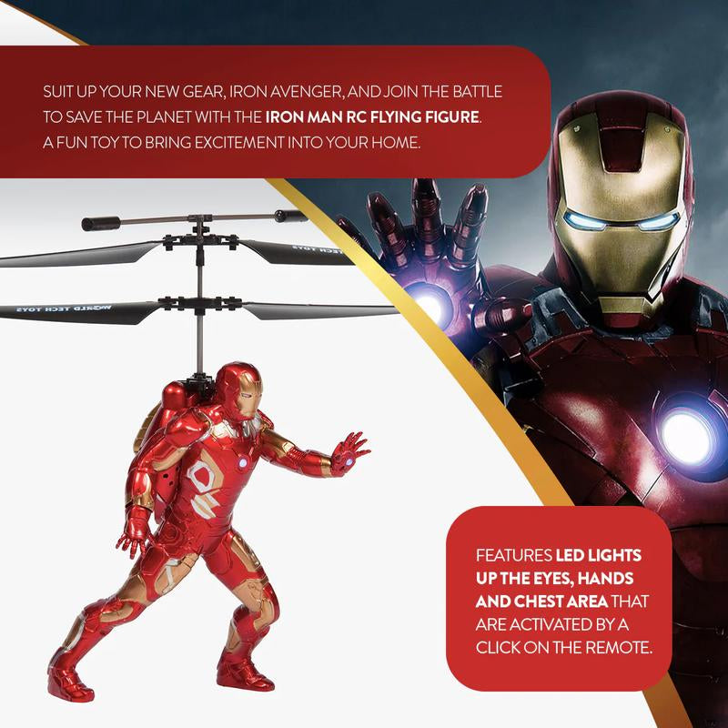 Soar to New Heights with the MARVEL Officially Licensed Avengers Remote Control Helicopter - Fly Like Iron Man, Captain America, and More!