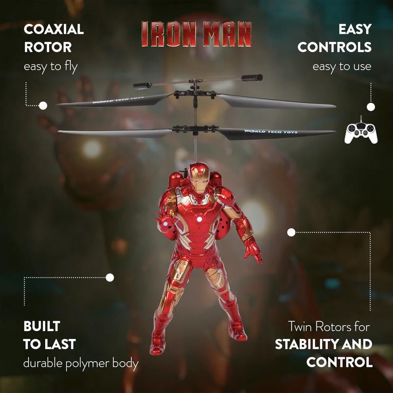Soar to New Heights with the MARVEL Officially Licensed Avengers Remote Control Helicopter - Fly Like Iron Man, Captain America, and More!